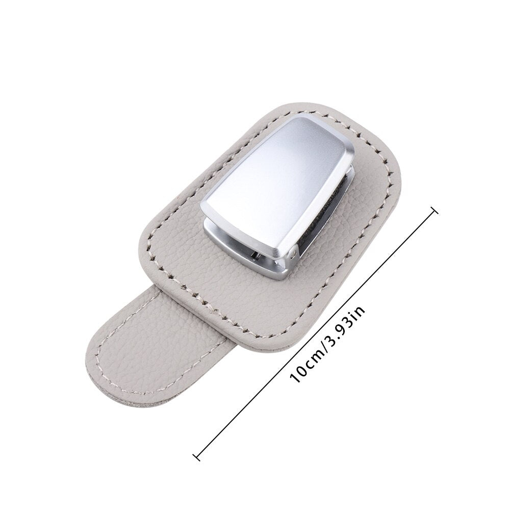 Car Sunglasses Holder with Clip Organizer