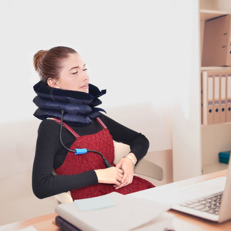 Inflatable Neck Relief Device for Instant Comfort
