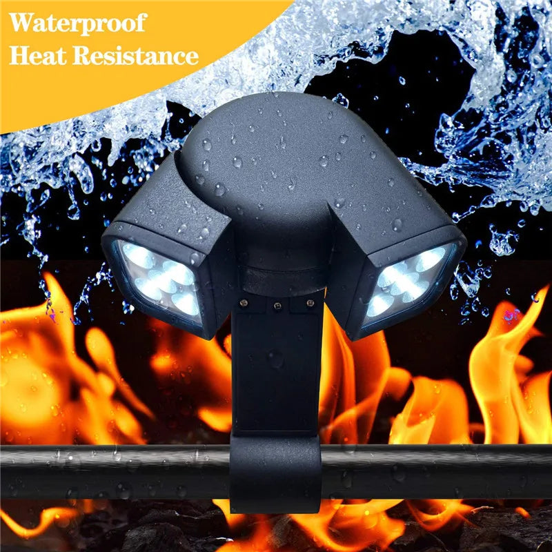 360° Rotating LED Grill Light | Heat Resistant & Ultra Bright | For BBQ & Outdoor