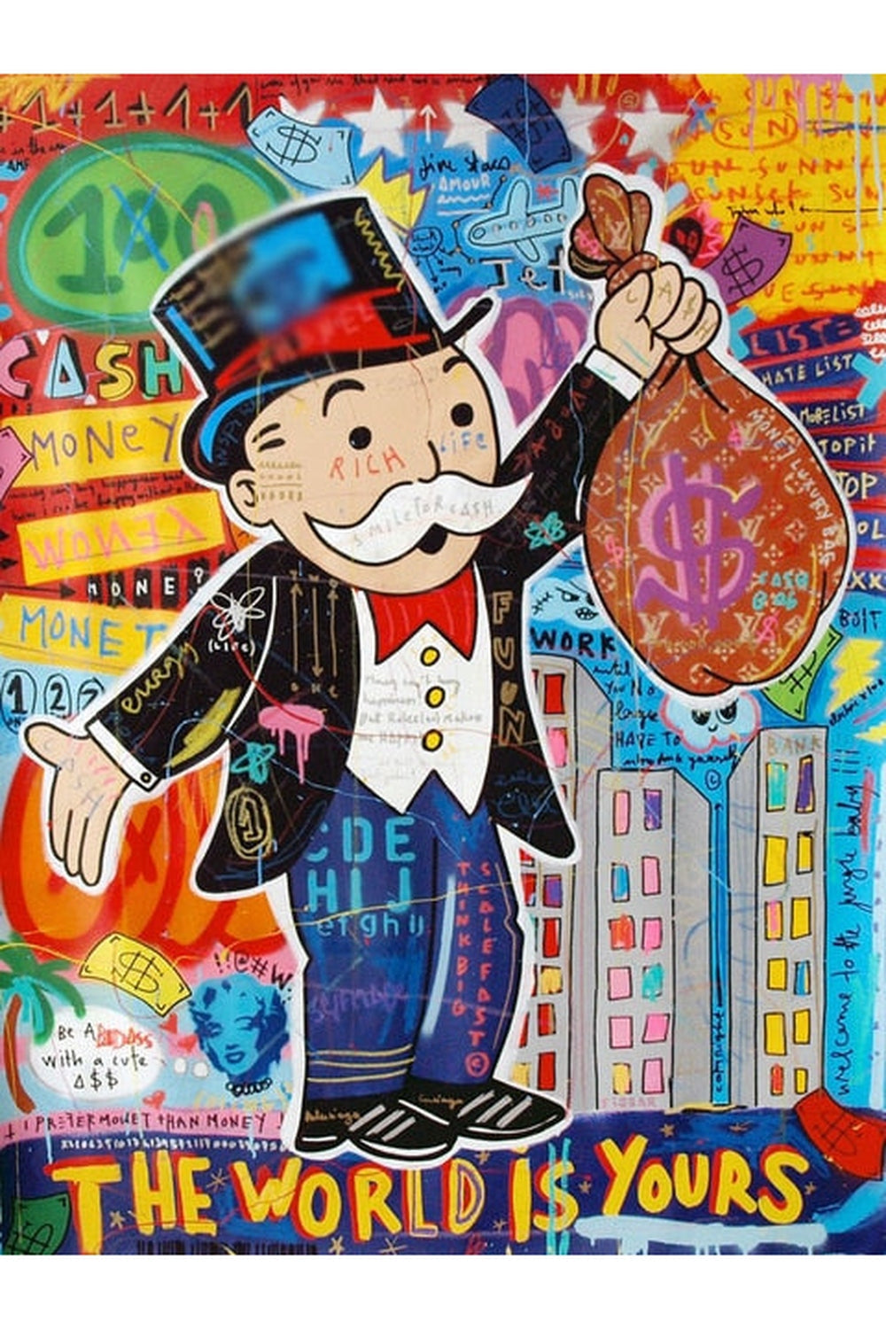 Graffiti Art Wall Print Poster