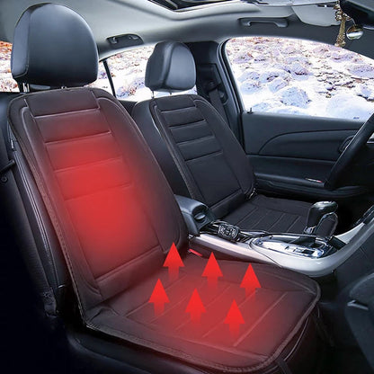 Heated Car Seat Cushion with Memory Foam – 12V Back and Seat Warmer