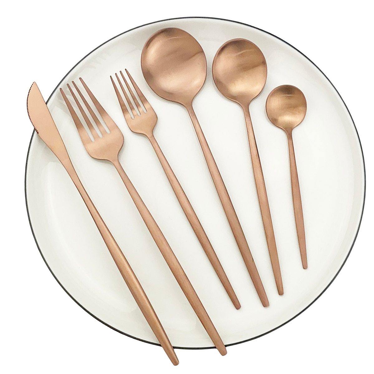 Stainless Steel Flatware Set with 36 Pieces