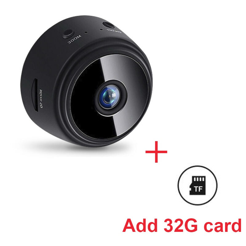 Compact 1080p HD Wireless Security Camera with Night Vision