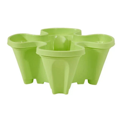 Wheeled Stackable Pots for Vertical Gardening