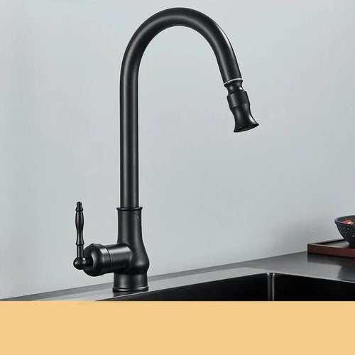 Antique Brass Kitchen Faucet - Timeless Design