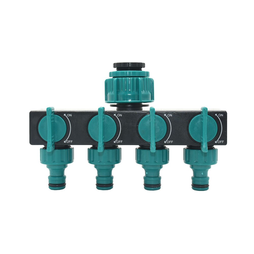 Garden Hose Water Splitter with 4-Way Outlet