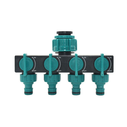 Garden Hose Water Splitter with 4-Way Outlet