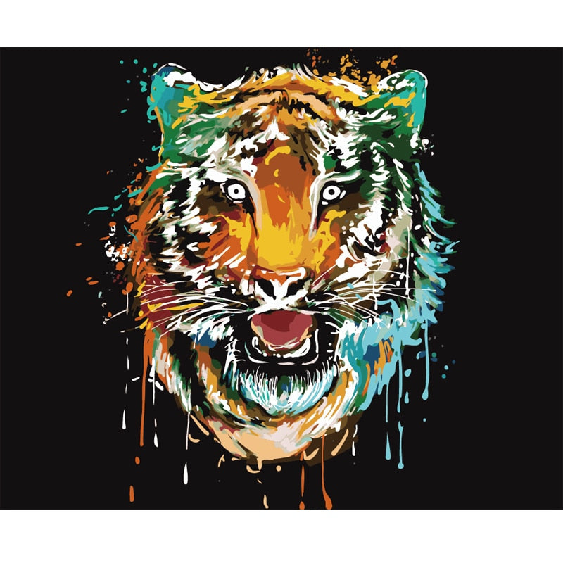 Paint by Numbers Animal Portrait Kit