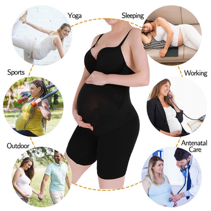 ComfortFit Maternity Support Shorts for Expecting Mothers