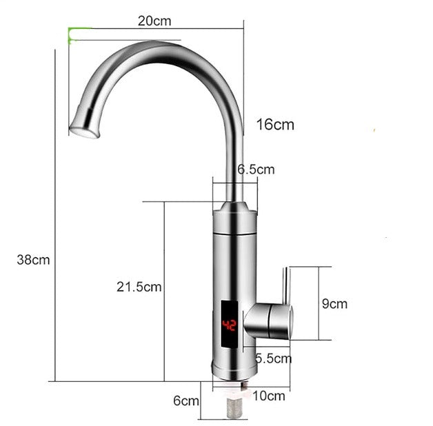 Electric Kitchen Faucets with Hot Water Feature