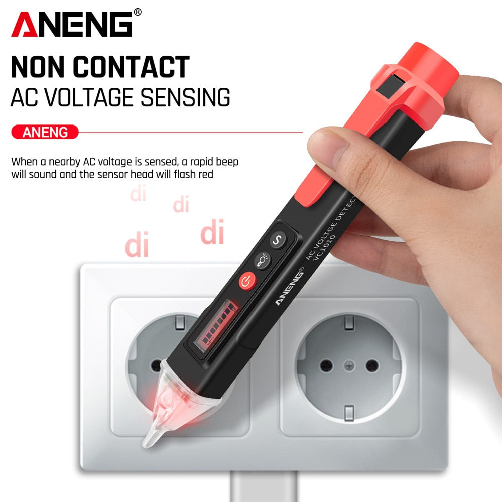 Digital Voltage Detector Pen for AC and DC Testing