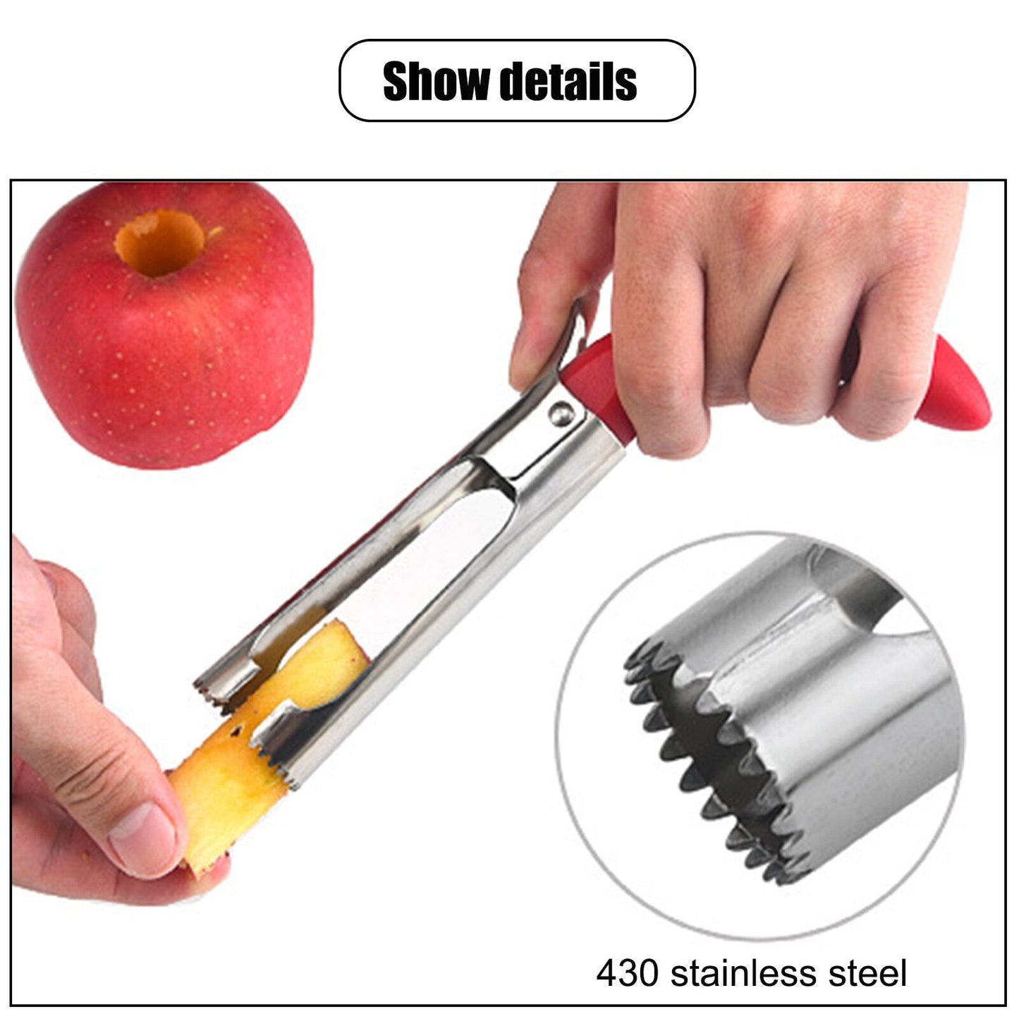 Apple Seed Removal Tool – Stainless Steel Design