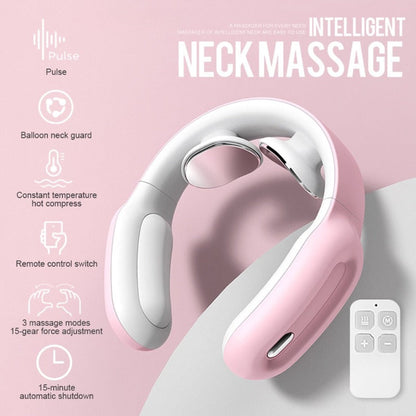 RelaxWave Portable Neck Massager with Heat Therapy