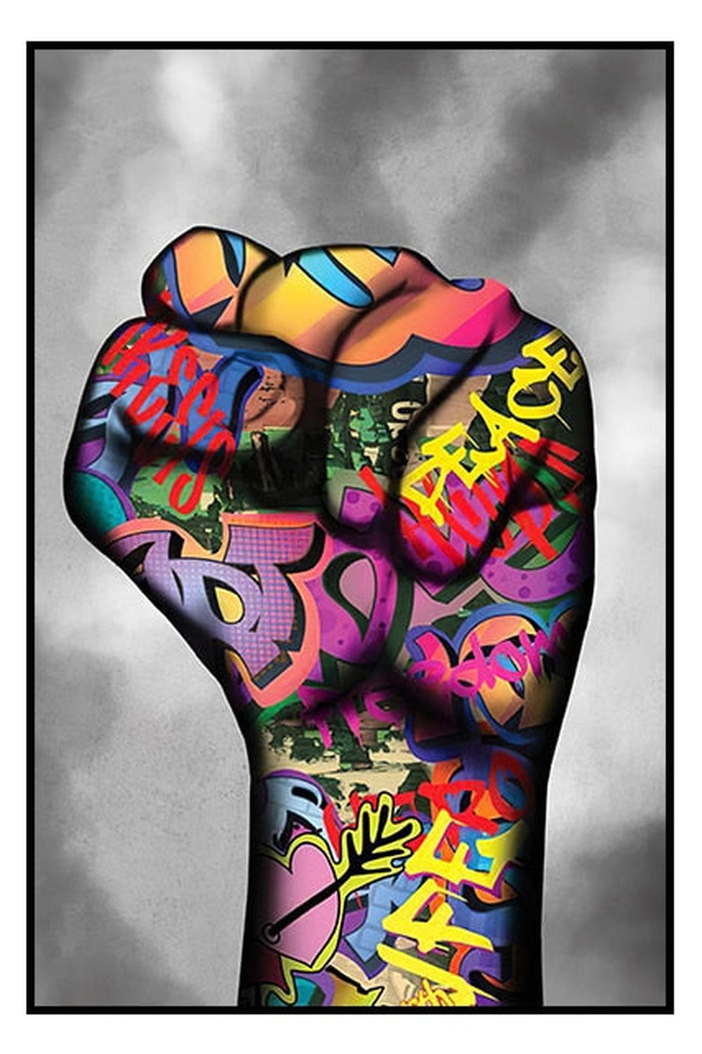 Urban Art Canvas Print - Taalita Design