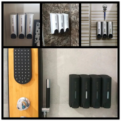 Wall-Mounted Shower Liquid Dispenser