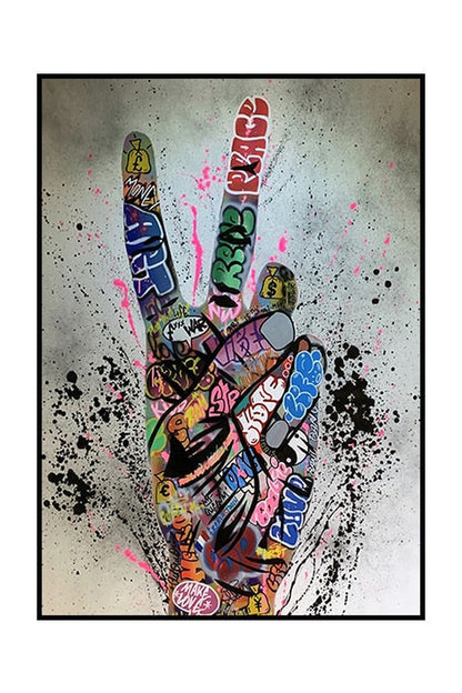 Urban Art Canvas Print - Taalita Design
