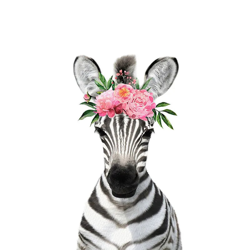 Removable Vinyl Wall Decals of Adorable Animals for Nursery Decor