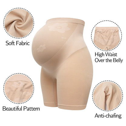 ComfortFit Maternity Support Shorts for Expecting Mothers