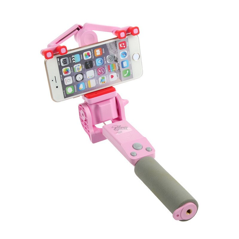 360° Rotating Selfie Stick with Bluetooth Remote Control