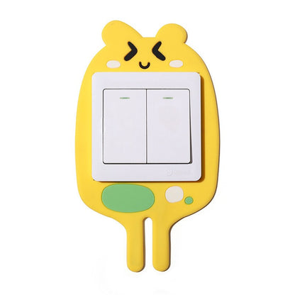 Glow-in-the-Dark Cartoon Switch Cover Décor