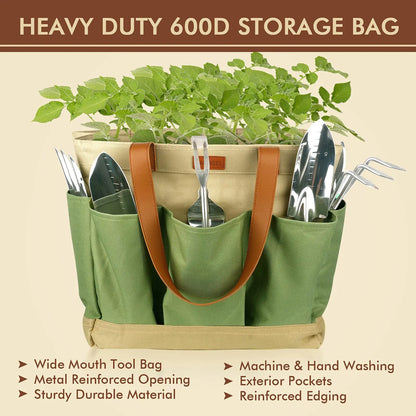 Complete Gardening Essentials Set with Ergonomic Handles