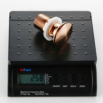 Rose Gold Sink Drain Valve - Taalita Style