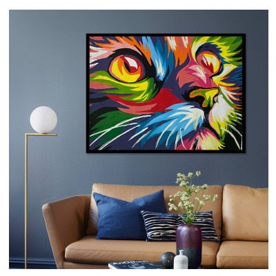 Paint by Numbers Animal Portrait Kit