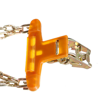 Anti-Skid Tire Chains for Cars - Universal Alloy Steel Design