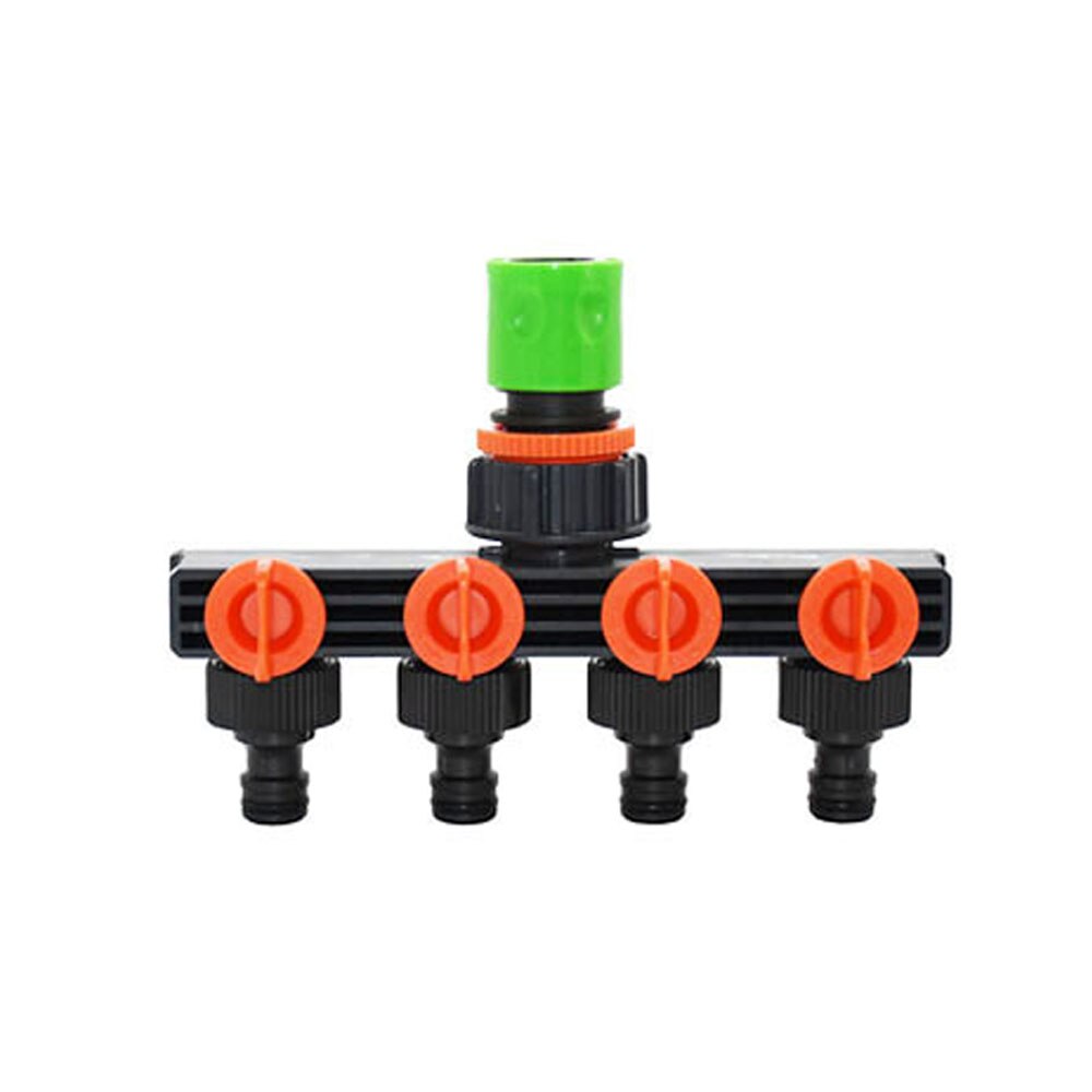 Garden Hose Water Splitter with 4-Way Outlet