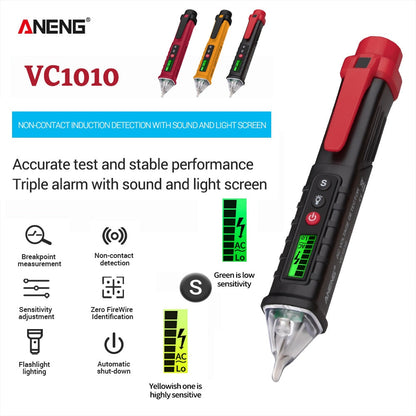 Digital Voltage Detector Pen for AC and DC Testing