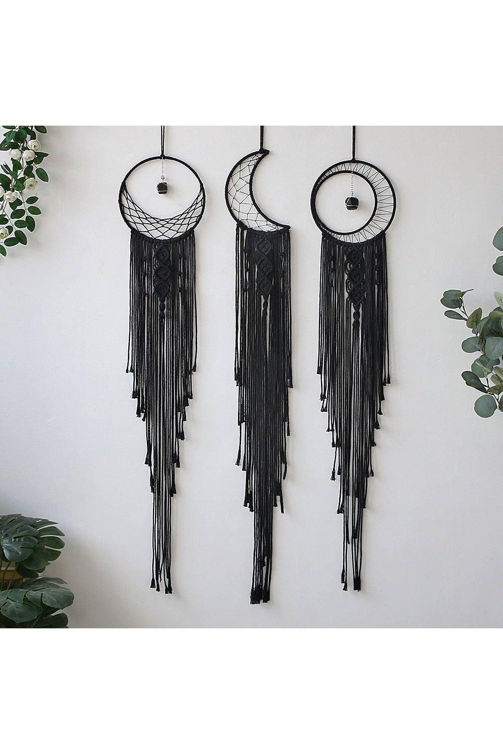 Dreamcatcher in Black - Moon Design