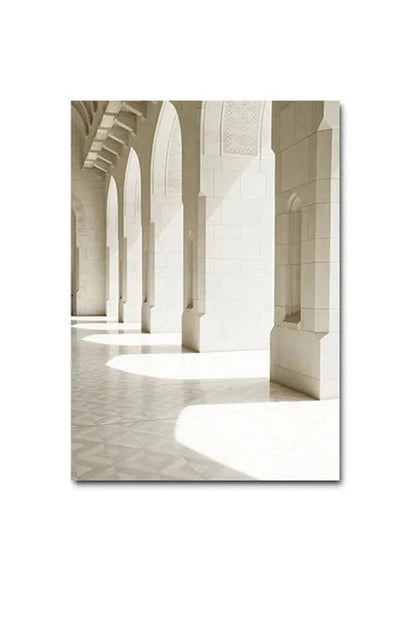 Artisan Moroccan-Inspired Canvas Wall Art