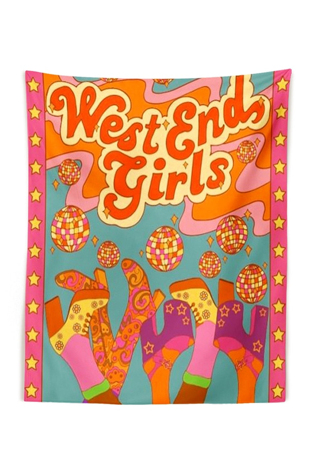 Girls' Themed Tapestry for Room Decor