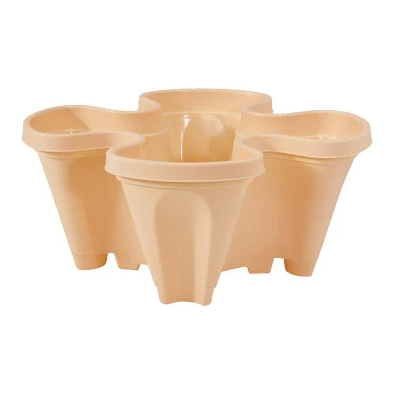 Wheeled Stackable Pots for Vertical Gardening