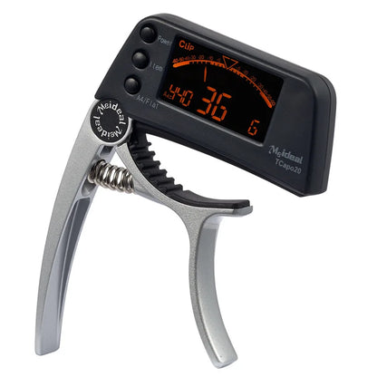 Dual-Function Guitar Tuner and Capo – Effortless Precision for Musicians