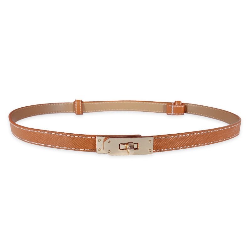 Women's Leather Belt with Adjustable Fit