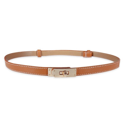 Women's Leather Belt with Adjustable Fit