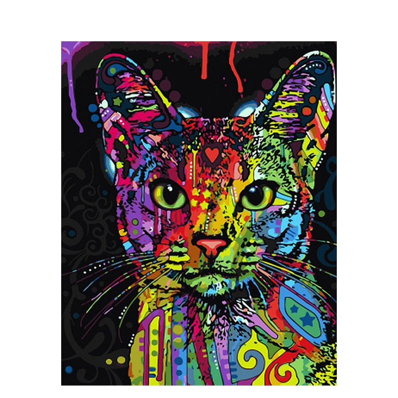 Paint by Numbers Animal Portrait Kit