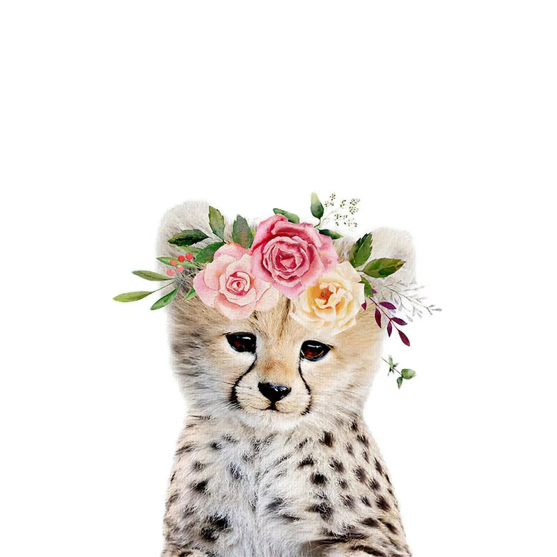Removable Vinyl Wall Decals of Adorable Animals for Nursery Decor