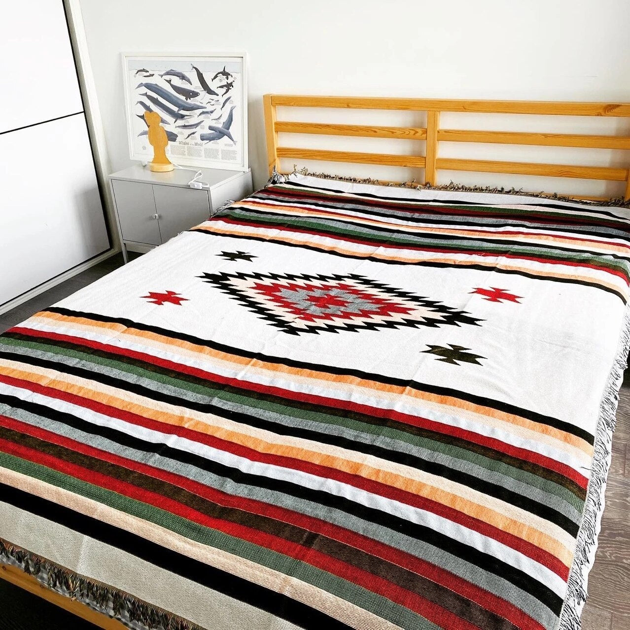 Vintage Style Pumpkin Sofa Throw Blanket Cover