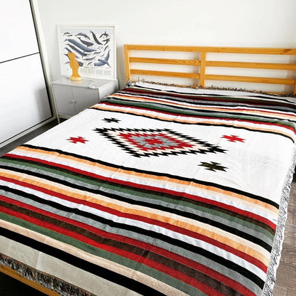 Vintage Style Pumpkin Sofa Throw Blanket Cover