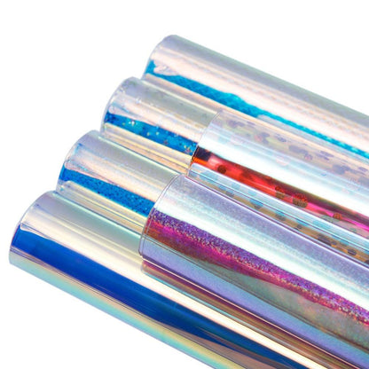 Iridescent PVC Faux Leather Jelly Material for Creative DIY Projects