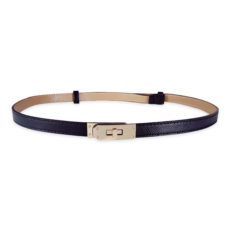 Women's Leather Belt with Adjustable Fit