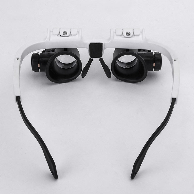 Illuminated Magnifier with Adjustable Zoom Levels