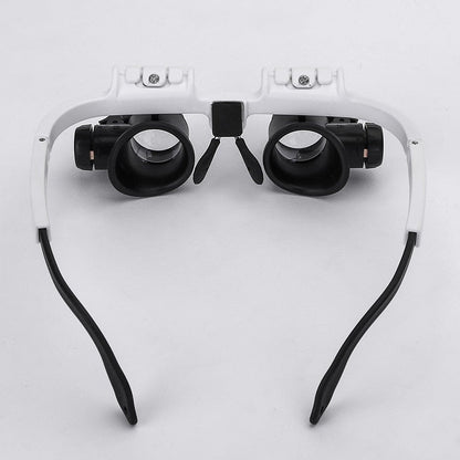 Illuminated Magnifier with Adjustable Zoom Levels