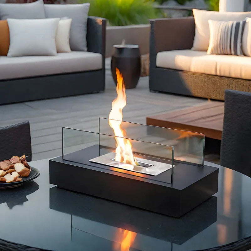 Tabletop Bioethanol Fireplace for Warm and Inviting Atmosphere