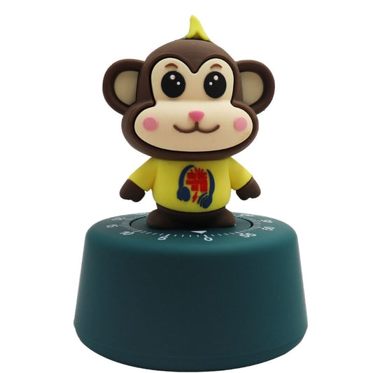 Mechanical Kitchen Timer with Fun Animal Designs