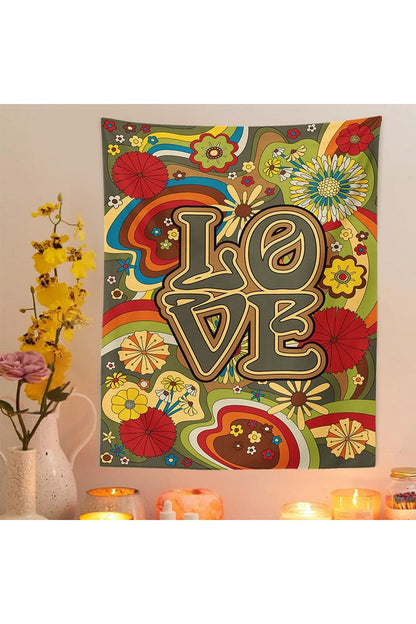 Floral Wall Hanging Tapestry