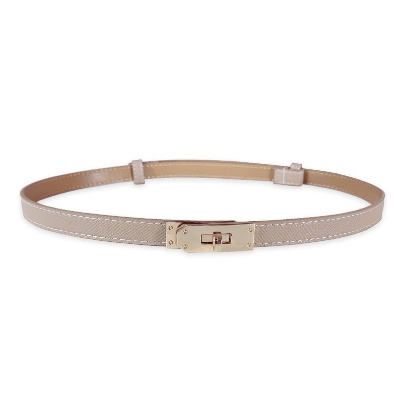 Women's Leather Belt with Adjustable Fit