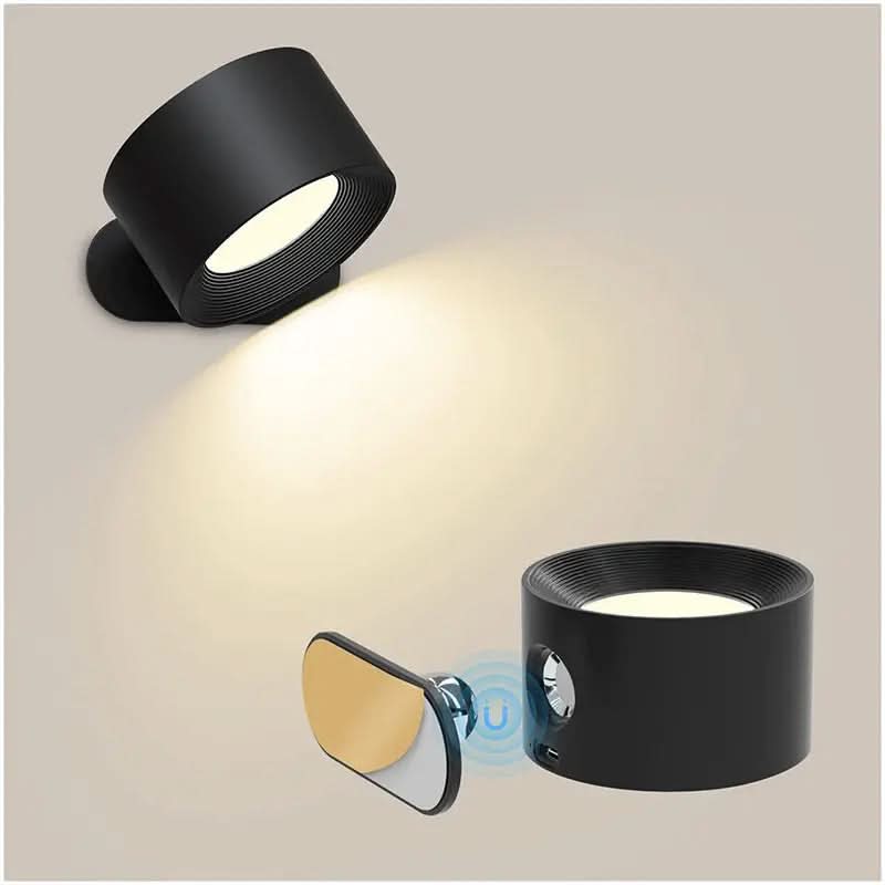 Wireless 360° Wall Light – USB Rechargeable with 3 Adjustable Brightness Levels